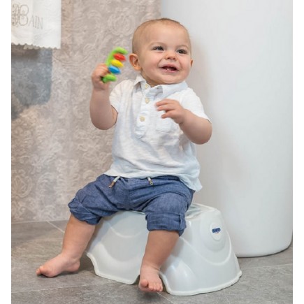 Peg Perego Herbie Step-Up Stool in White