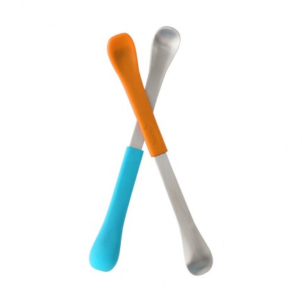 Boon SWAP 2-IN-1 Feeding Spoon in Blue & Orange
