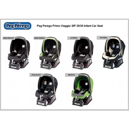 Peg Perego Primo Viaggio SIP 30/30 Infant Car Seat - Paloma (Leatherette)