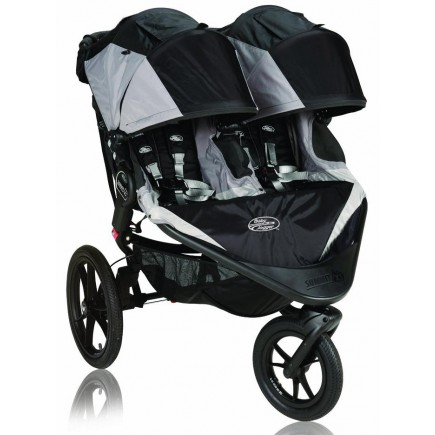 2013 Baby Jogger Summit X3 Double Stroller in Black/Gray