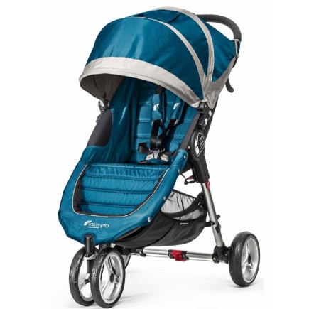 2015 Baby Jogger City Mini Single Stroller in Teal/Gray