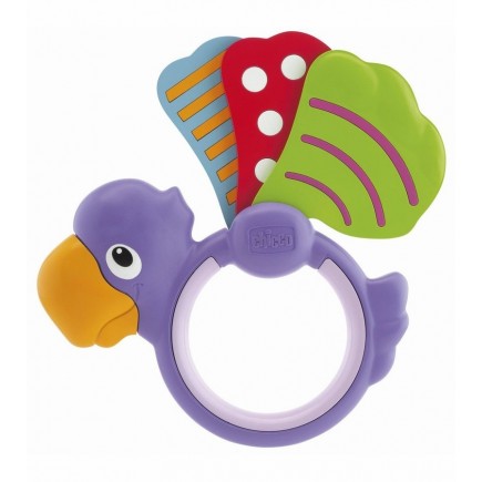 Chicco Polka Dot Parrot Rattle