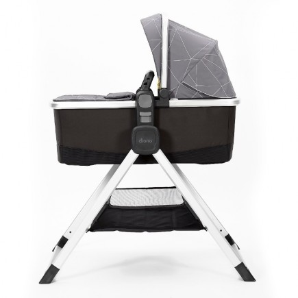 Diono Quantum 2 Carrycot and Travel Stand - Grey Linear