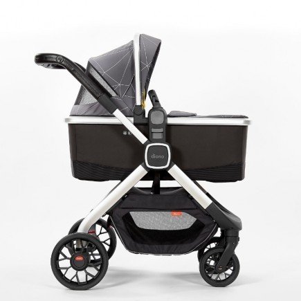Diono Quantum 2 Carrycot and Travel Stand - Grey Linear