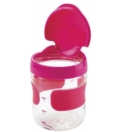 OXO Tot Large Flip Top Snack Cup in Pink