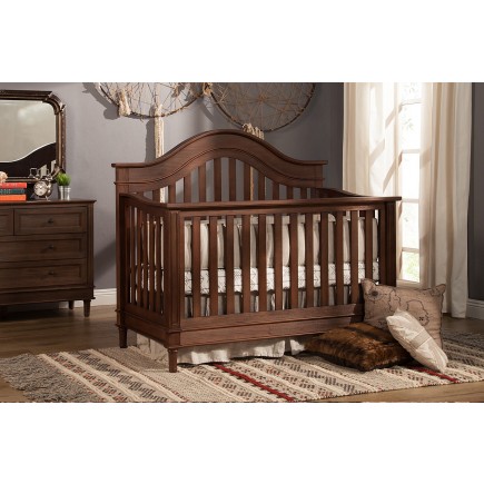 Amelia 4-in-1 Convertible Crib with Toddler Bed Conversion Kit