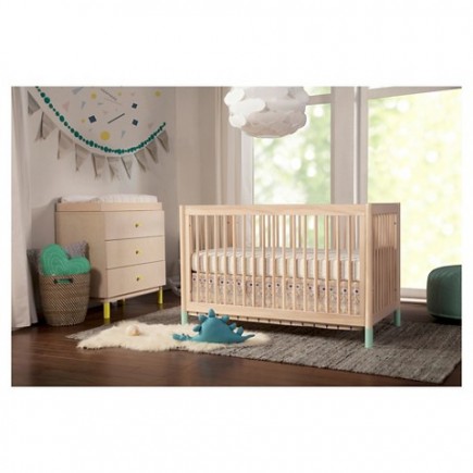 Gelato 4-IN-1 CONVERTIBLE CRIB WITH TODDLER BED CONVERSION KIT