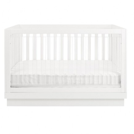 Harlow 3-IN-1 CONVERTIBLE CRIB WITH TODDLER BED CONVERSION KIT (ACRYLIC)