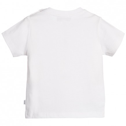 BOSS Baby Boys White Logo T-Shirt