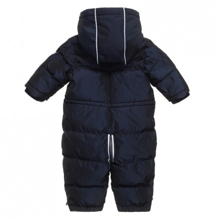BOSS Baby Boys Navy Blue Snowsuit with Mittens