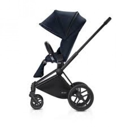 Cybex Priam Pushchair with Carrycot - Black Chassis + Stardust Black