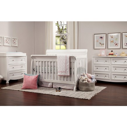 Kalani 4-in-1 Convertible Crib with Toddler Bed Conversion Kit