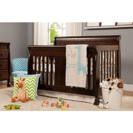 Porter 4-in-1 Convertible Crib with Toddler Bed Conversion Kit