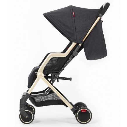 Diono Traverze Luxe Compact Stroller, Platinum Edition - Black Gold