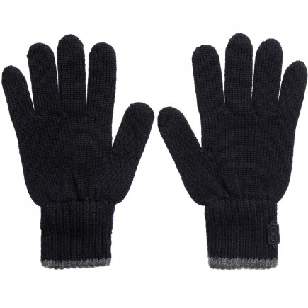DOLCE & GABBANA Boys Navy Blue Knitted Gloves