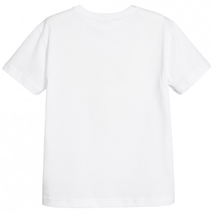 DOLCE & GABBANA Boys White 'Pupo' T-Shirt