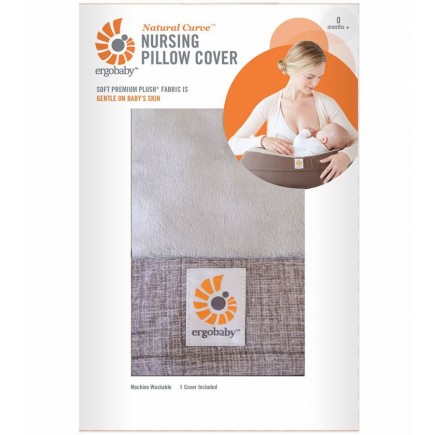 Ergobaby Natural Curve Nursing Pillow Cover - Grey