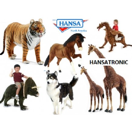 Hansa Toys Hansatronics Mechanical Snow Leopard Standing
