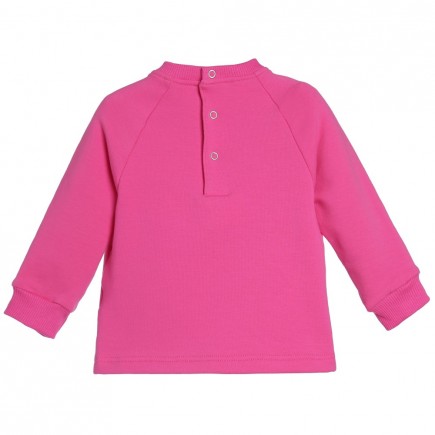 KENZO Girls Bright Pink Tiger Sweatshirt
