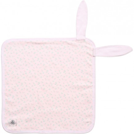 PETIT BATEAU Baby Girl  Comforter with Bunny Ears (34cm)