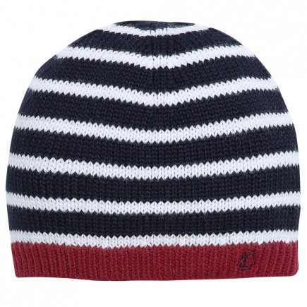 PETIT BATEAU Striped Knitted Hat