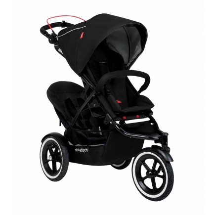 Phil & Teds Navigator 2 Buggy with Doubles Kit - Black