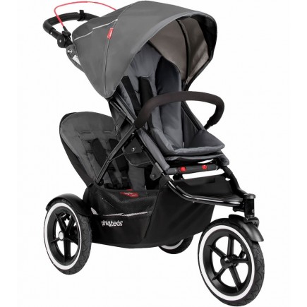 Phil & Teds Sport Double Stroller - Graphite