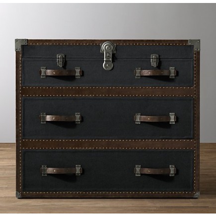 antique steamer trunk dresser