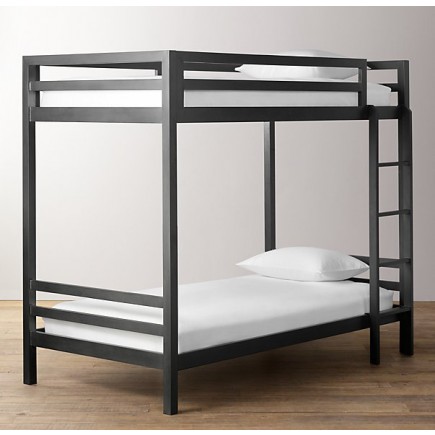 industrial loft twin-over-twin bunk bed-RH