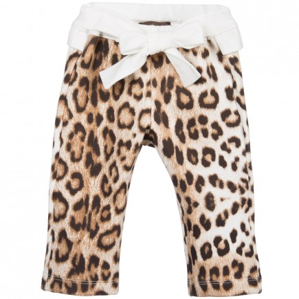 ROBERTO CAVALLI  Baby Girls Leopard Print Trousers