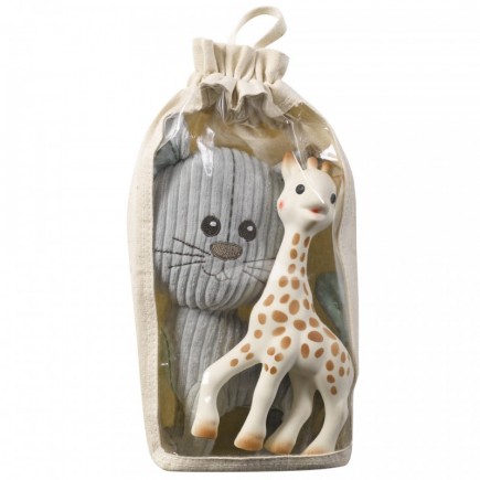 Set Sophie La Girafe & Lazare Stuffed Toy