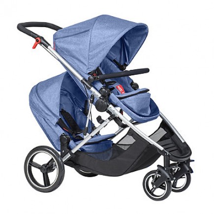 Phil & Teds Voyager Second Seat - NEW Blue Marl