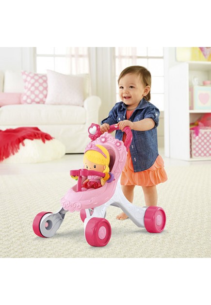 Fisher Price Princess Mommy Stroll-Along Musical Walker