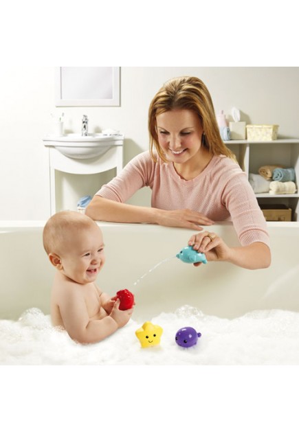 Fisher Price Tubtime Bath Squirters Whale