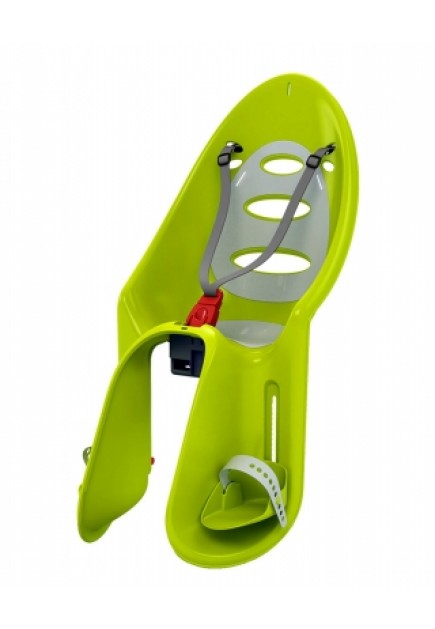 Peg Perego Eggy Rear Mount Child Seat in Lime/Green/Grey