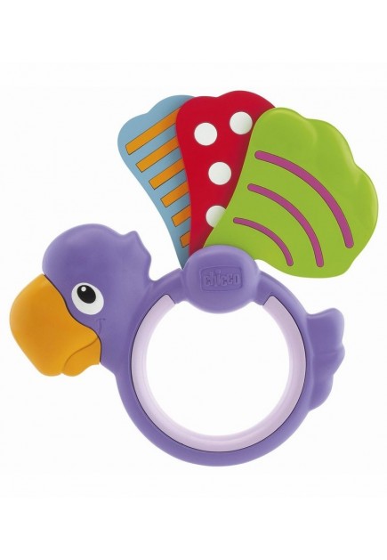 Chicco Polka Dot Parrot Rattle