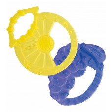 Chicco Soft Silicone Fruit Teethers 2-Pack, 2M+