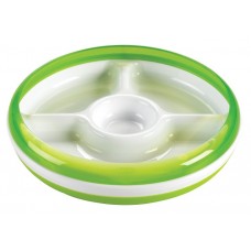 OXO Tot Divided Plate in Green