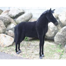 Hansa Toys Life Size Black Pony