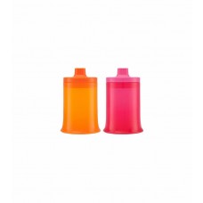 Boon Stout 9oz. Transitional Cup 2 Pack in Pink & Orange