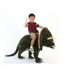Hansa Toys Hansatronics Mechanical Triceratops 4'L Ride On